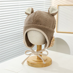 Gorro de Invierno con Orejas de León, Diseño de Dibujos Animados, Cálido, de Felpa Gruesa, Protege las Orejas, Venta al Por Mayor - Product Image 4