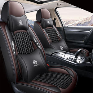 Dropshipping Nouvelle Housse de Siège de Voiture en Cuir Entièrement Enveloppante Quatre Saisons, Coussin Cinq Places pour le Commerce International d'Été - Product Image 3