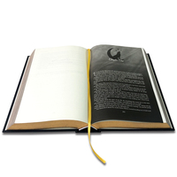 Carnets personnalisés sur demande romans en couleur livre à couverture rigide impression avec bord peint pulvérisé