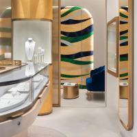 Vitrine de présentation de bijoux de luxe GZowin avec éclairage LED, design écologique et durable