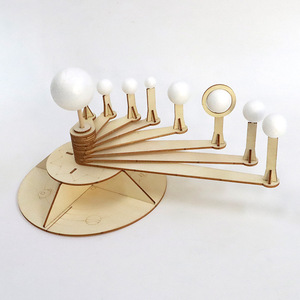 Kit de Ciencia <span class=keywords><strong>y</strong></span> Manualidades STEAM para Niños de <span class=keywords><strong>Primaria</strong></span>: Modelo de Madera DIY del Sistema Solar con los Ocho Planetas Principales - Product Image 3