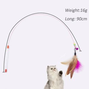 Gran oferta, precio al por mayor, juguetes de gato de plumas de repuesto interactivos para <span class=keywords><strong>gatos</strong></span> de interior - Product Image 5