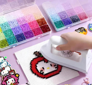 Perles Perler de 2,6 mm très populaires, kit de loisirs créatifs pour enfants, boîte de bijoux faits main, cadeaux <span class=keywords><strong>d</strong></span>'anniversaire pour enfants - Product Image 2
