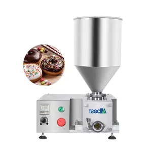 Commercial Semi Automatic Sandwich Maker Bakery Cake Biscuit Filling Injector Cream Butter Stuffing Bread Filling Machine