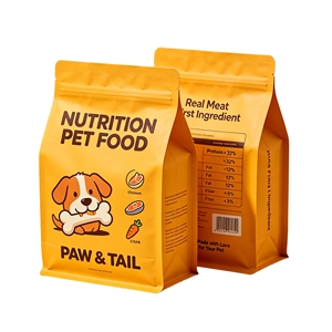 Sacs d'emballage pour aliments pour chiens et animaux de compagnie en aluminium laminé écologique, en BOPP et en nylon, fabriqués en Chine - Product Image 2