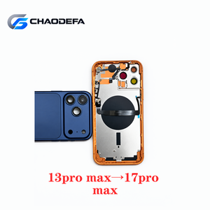 ฝาหลัง DIY สำหรับ iPhone 13 Pro Max ถึง 17 Pro Max  อะไหล่เปลี่ยนกรอบแบตเตอรี่ด้านหลัง สำหรับ iPhone 13 Pro Max ให้เหมือน 17 Pro Max - Product Image 3