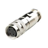 Connecteur en laiton étanche M16 IP67 2-24P, fiche aviation femelle/mâle pour applications automobiles et aérospatiales