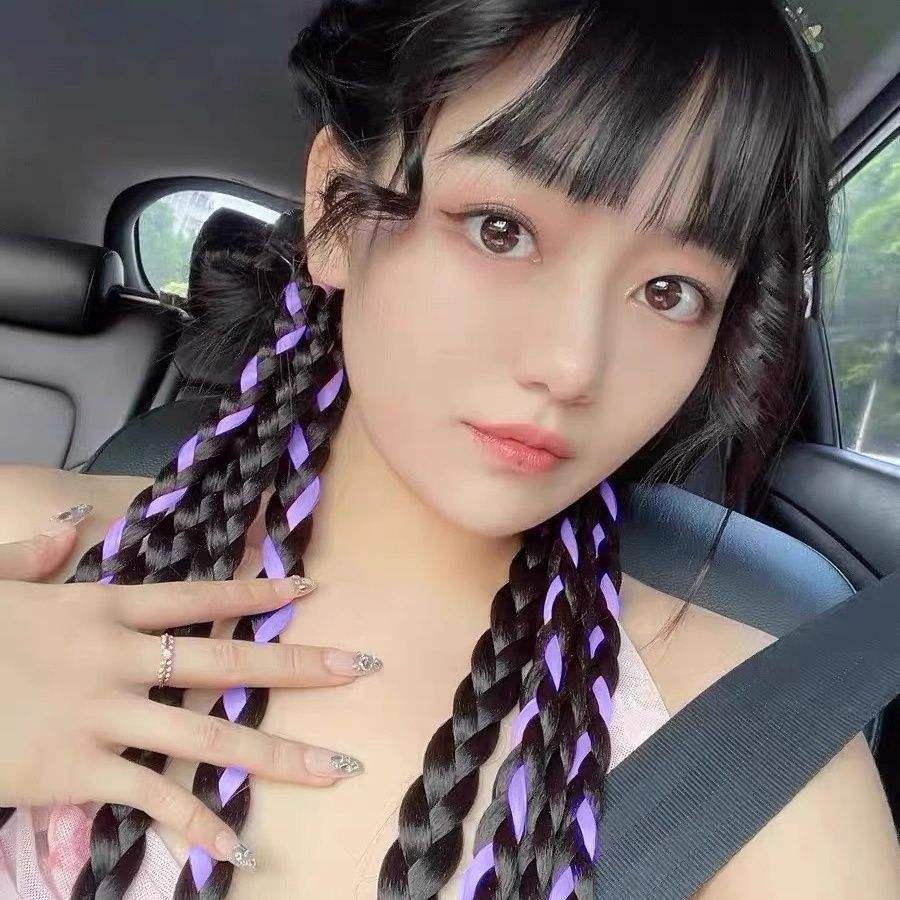 สีดำและสีม่วง [หนึ่งคู่]