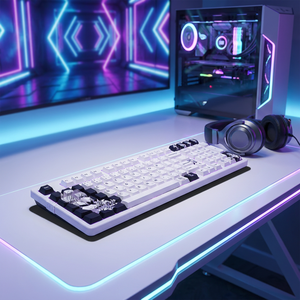 Clavier mécanique Zornher ZH980 Energy <span class=keywords><strong>Pioneer</strong></span>, rétroéclairage RGB tri-mode, clavier personnalisable à commutation à chaud pour les joueurs - Product Image 4