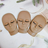 Tête de mannequin d'extension de cils en caoutchouc Xiujiesi Flat Eyelash Training Doll
