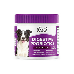 Probiótico Seguro para Perros ODM/OEM - Masticables Blandos con Calcio y Vitamina D, Vitaminas y Minerales Diarios para Digestión Sensible, Razas Grandes - Product Image 1