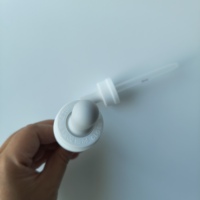 Pipette compte-gouttes en plastique noir et blanc de 24 mm avec bouchon à vis, résistante aux enfants, pour boissons