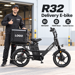 Bicicleta Eléctrica de Carga R32 con Batería de 48V 32Ah, Motor de 50Nm, Neumático Antipinchazos 18x2.5, OEM, ODM, Logotipo Personalizado - Product Image 1