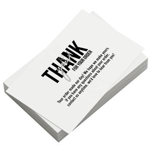 <span class=keywords><strong>Carte</strong></span> de visite vintage à texture personnalisée 6*9cm en papier couché, logo gaufré 'Merci' avec enveloppe pour promotion commerciale - Product Image 6
