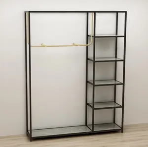 Furniture Clothes Hanger Store Retail Display Rack Shelf Display Stand Shop Clothing Fittings Boutique Hanger Stand Rack Display