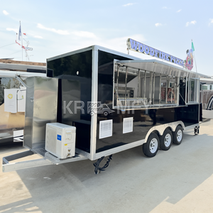 China multifunción móvil café comida rápida remolque móvil Hot Dog Pizza barbacoa camiones de comida con cocina completa para la venta - Product Image 2