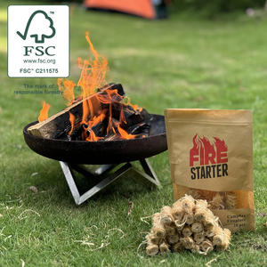 Tumbleweed bois naturel cire allume-feu FSC allume-feu bâton mariage décor à la maison Camp BBQ accessoires de survie Arts et artisanat - Product Image 3