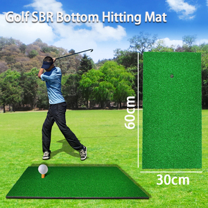 Tapis artificiel à 2 couches avec support en <span class=keywords><strong>mousse</strong></span> EVA antidérapant et absorbant les chocs, revêtement de sol sportif <span class=keywords><strong>pour</strong></span> le golf, le basketball et l'entraînement multi-ballons - Product Image 4