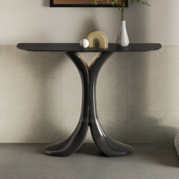 Dolphin Table de console design haut de gamme Dalle de roche de luxe Entrée Salon moderne Villa Couloir Table de roche de style rock