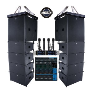 TW Audio 12 นิ้ว ระบบเสียงระดับมืออาชีพ ลําโพง Active Line Array ที่ขับเคลื่อนด้วย ไลน์อาเรย์