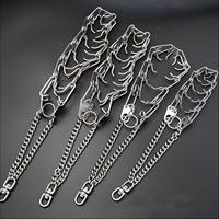 Collier d'entraînement réglable en acier inoxydable 304 pour chien, avec boucle à dégagement rapide, anti-traction, sans étranglement, pour une promenade sûre pour tous