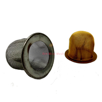 Capuchon filtrant en tissu métallique pour filtration de cocktails, filtre à tube en acier inoxydable 304/316 personnalisé, tamis, cartouche filtrante
