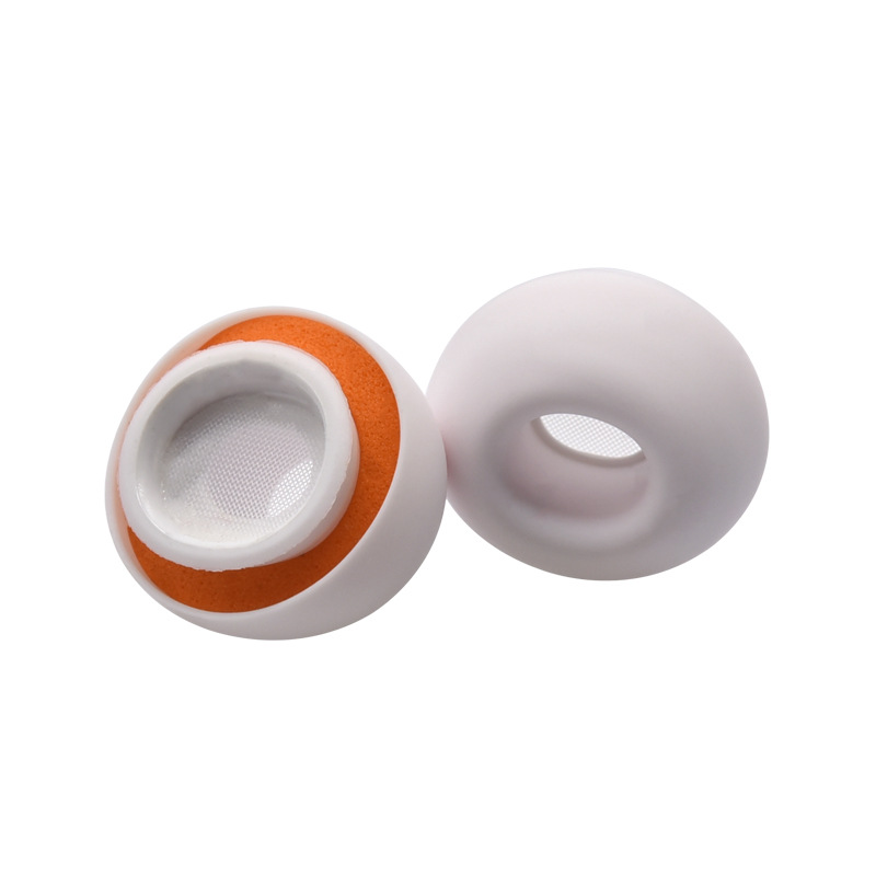Blanc-silicone + Mémoire mousse