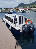 Bateau à passagers rapide en fibre de verre personnalisé de 18 places