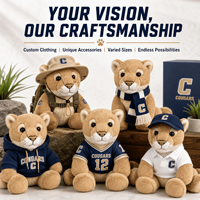 Fabricant de jouets en peluche Cougar personnalisés OEM ODM Vente en gros Lion de montagne réaliste en peluche pour mascottes de marque et articles cadeaux