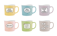 Mug de voyage minimaliste en céramique pour café et thé avec glaçure colorée, haute qualité, marque JSD, retour à l'école