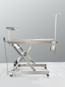 Table chirurgicale vétérinaire électrique en acier inoxydable, multifonctionnelle, pour utilisation en clinique vétérinaire - Product Image 1