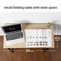 Mesa Plegable de Hierro para Computadora Portátil, Diseño Moderno, Plegable, para Oficina en Casa, Escritorio para Computadora, Fábrica China, Venta Caliente