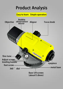Livella Ottica Professionale Wiseman 36X con Autolivellamento ad Alta Precisione - Strumento per Rilevamenti Ingegneristici - Product Image 3