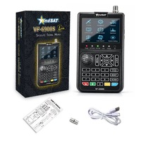 Localisateur de signal satellite numérique FindSAT VF-6900S DVB-S/S2 avec écran LCD HD de 3,5 pouces, H.264, batterie Li-ion 7,4 V 2600 mAh