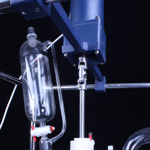 Topacelab 100l decarbossilazione rivestito in acciaio inox + reattore in vetro con condensatore - Product Image 5