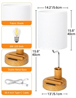 Lampe de bureau LED flexible rechargeable 8000 mAh OEM ODM avec indicateur de batterie, variateur tactile USB-C et support de téléphone – Vente en gros