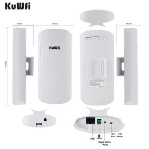 Antena de Panel KuWFi 8DBi 1KM 2KM 24V POE <span class=keywords><strong>Power</strong></span> impermeable Ponte 5,8G Wifi inteligente inalámbrico Punto a Punto puente para cámara - Product Image 6