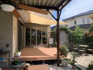 HDPE Beige Backyard Garden Lawn Sun Sail Sun Sail Shade pour <span class=keywords><strong>plante</strong></span> d'hiver - Product Image 6