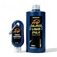 Craie liquide OEM ODM avec impression de logo personnalisée, 100 ml, 250 ml, séchage rapide, adhérence antidérapante pour les marques de détail
