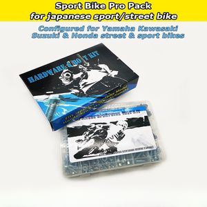 160 pièces japonais Sportbike Bolt Pro Pack pour Honda Yamaha Kawasaki & Suzuki <span class=keywords><strong>moto</strong></span> kit de boulons matériel Pack rapide - Product Image 6
