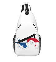 Sac bandoulière de haute qualité avec drapeau du Panama, personnalisable avec logo, sac de poitrine, sac à dos bandoulière, sac de voyage pour poitrine, vente en gros d'usine