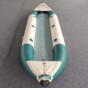 Kayak gonflable portable 2 places de haute qualité, nouveau design OEM, avec pagaie et pompe KY-470, kayak Drop Stitch, vente en gros - Product Image 2