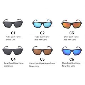 2026 Polarized Driving <b>Sunglasses</b> for Men-Anti-Glare UV Protection Transparent Frame Custom Logo New Fashion - Product Image 6