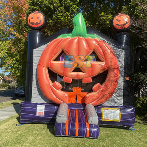 Commerciale di Halloween teschio di salto gonfiabile castello Jumper bambini gonfiabile <span class=keywords><strong>case</strong></span> infestate per adulti casa di rimbalzo per il partito - Product Image 3