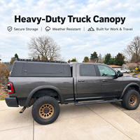 Capot rigide robuste pour pick-up avec loquets sécurisés, toit rigide pour Toyota Hilux, Ford Ranger, Isuzu D-max, accessoire