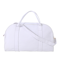 Sac de voyage réutilisable en toile grande capacité personnalisé avec initiales pour femmes, idéal pour les demoiselles d'honneur (vente en gros)