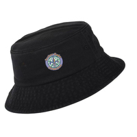 Chapeau Bob Réversible Personnalisé avec Logo, en Coton Uni, Double Face, Unisexe, pour l'Été, la Plage, Protection Solaire, Style Décontracté, Chapeau de Pêcheur – Vente en Gros