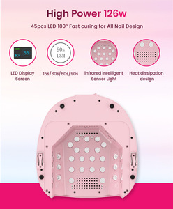 Nouvelle Lampe à Ongles UV LED Sans Fil avec Base Détachable, Mode de Polymérisation Indolore, Protection Contre la Surchauffe, Machine à Ongles Automatique - Product Image 5