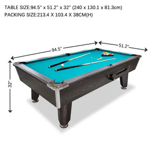 <span class=keywords><strong>Table</strong></span> de <span class=keywords><strong>billard</strong></span> à jetons 7ft 8ft 9ft avec <span class=keywords><strong>plus</strong></span> de 10 ans de durée de vie - Product Image 4