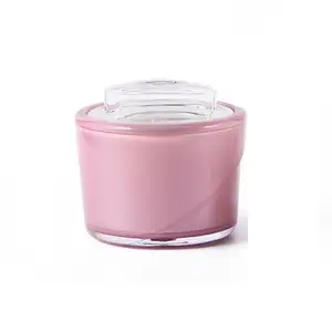スキンケア化粧品ジャーピンクアクリルジャーのための10Gホットセール空のプラスチッククリーム